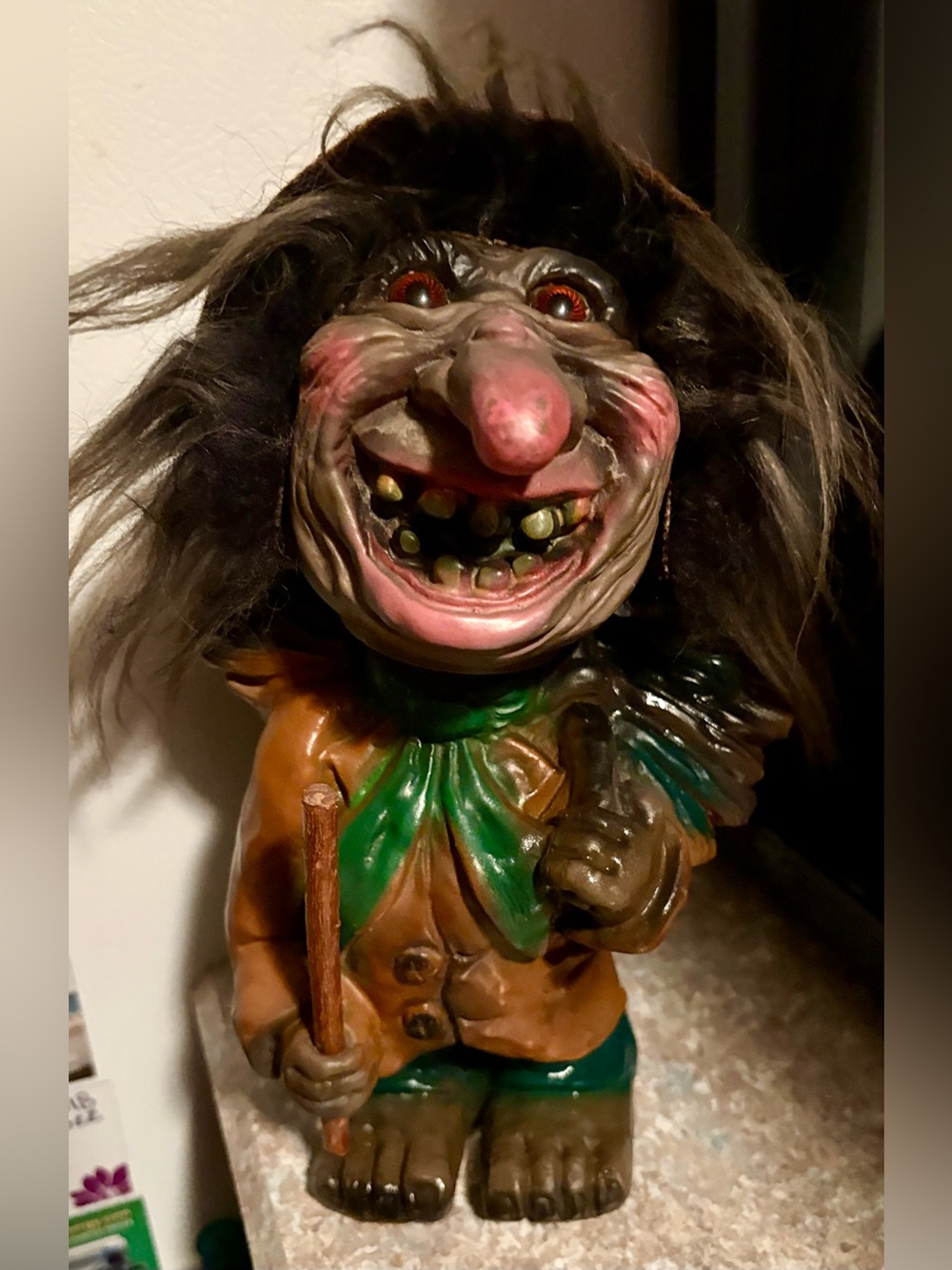 Vintage 1960's HEICO West Germany Nodder / Bobblehead Voodoo Joe Troll
